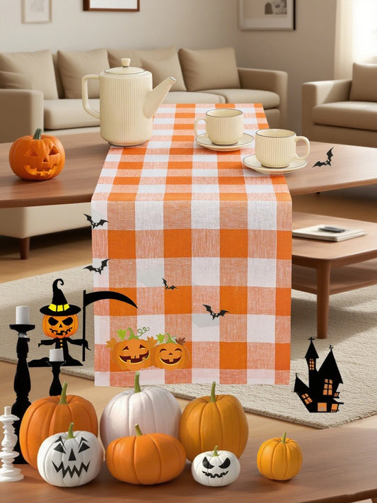 Halloween Party Tablecloth – Square & Rectangular Picnic Table Flag