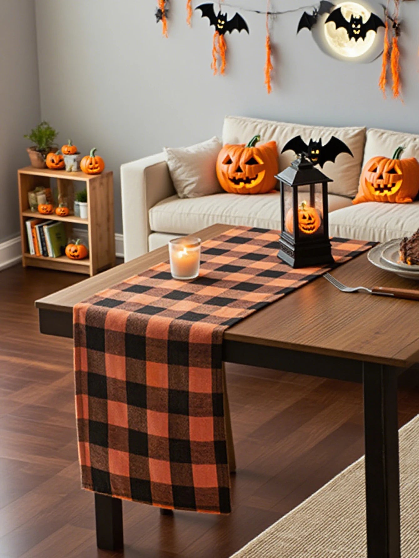 Halloween Party Tablecloth – Square & Rectangular Picnic Table Flag