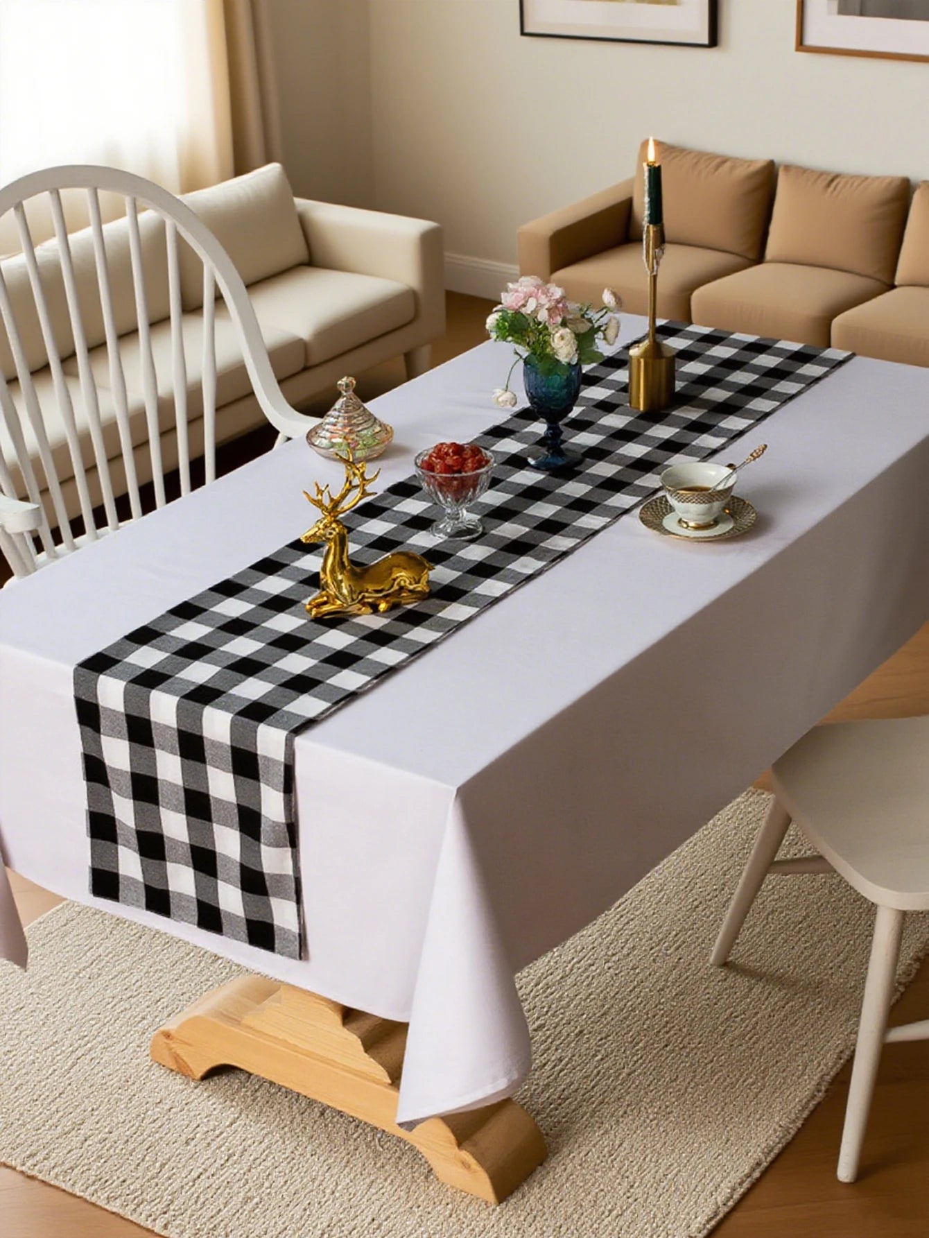Halloween Party Tablecloth – Square & Rectangular Picnic Table Flag
