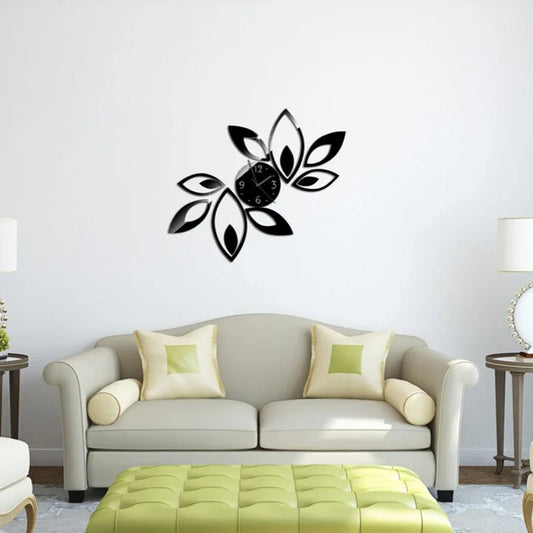 3D Multicolor Acrylic Wall Clock – Modern Home Decor